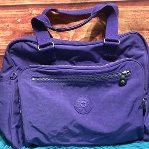 Kipling Alanna Baby Diaper bag purple